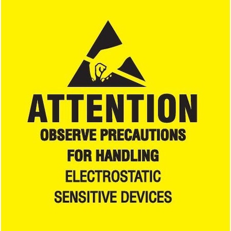 Label,ATTENTION OBSERVE PRECAUTIONS FOR HANDLING,2X2